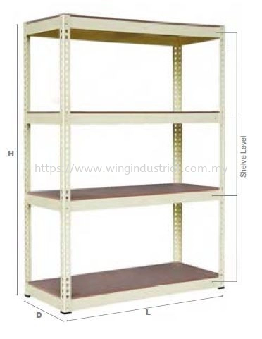 Simple Rack (200kgs/Shelve)