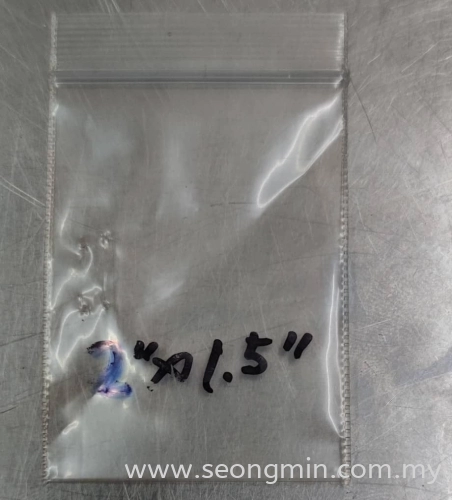 1.5''x2'' LDPE Zip Lock Bag (1000pcs/pkt)