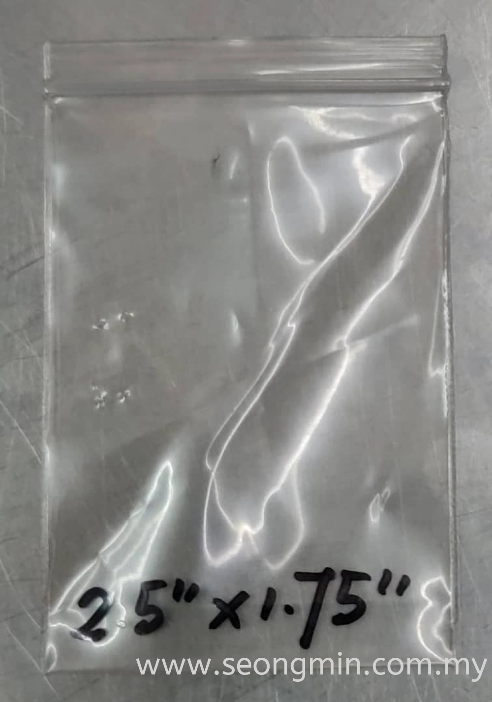 1.75''x2.5'' LDPE Zip Lock Bag