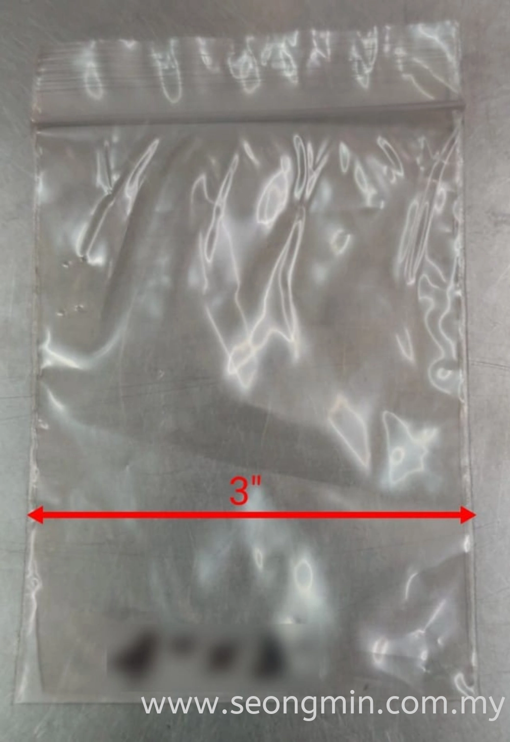 3''x4'' LDPE Zip Lock Bag (1000pcs/pkt)