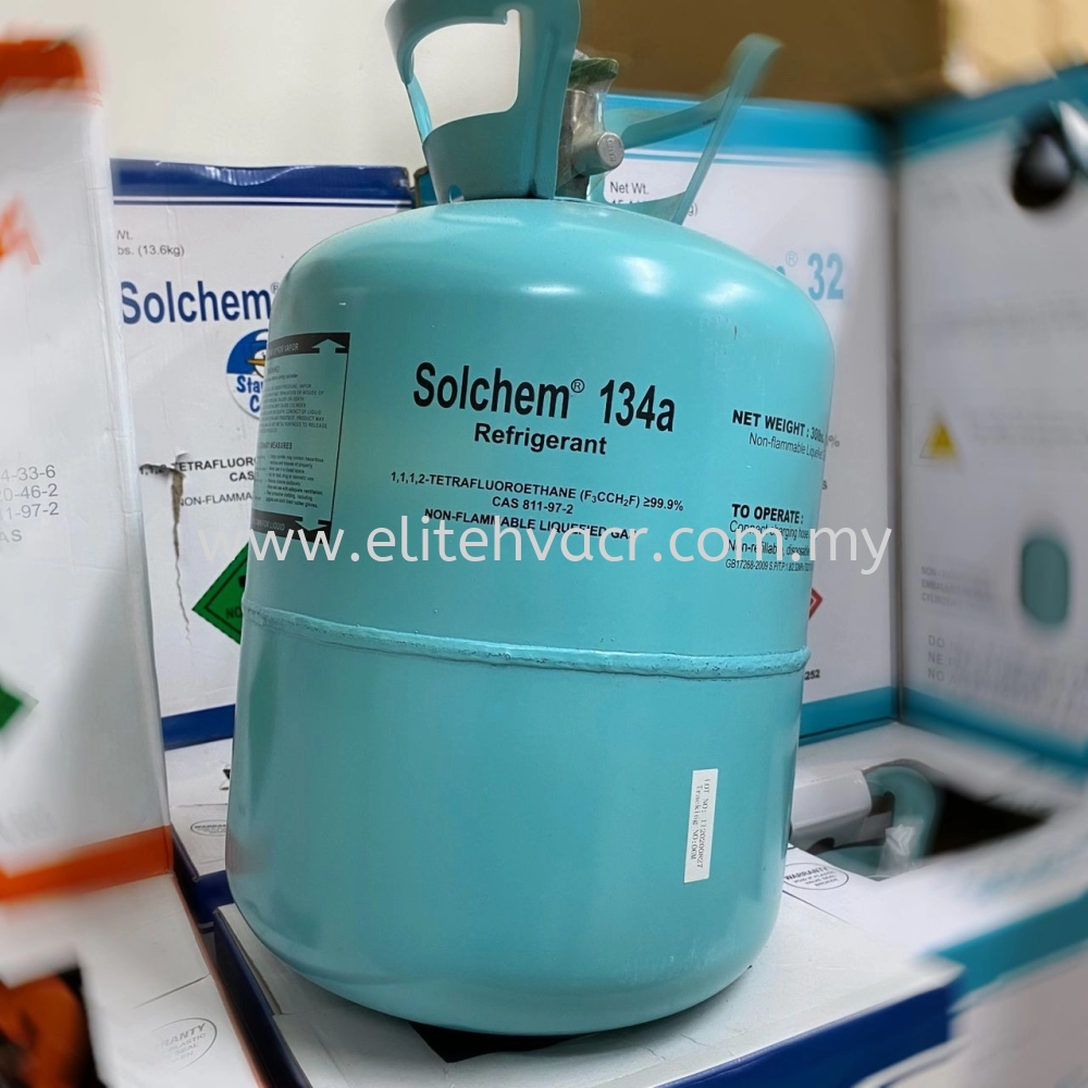 SOLCHEM R134A (13.6KG) GAS REFRIGERANT 