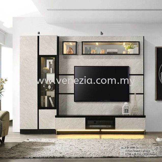 VD 1600 TV Stand+Big Display Cabinet Living TV Cabinet Seremban