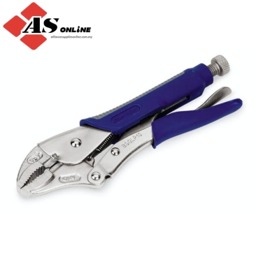 SNAP-ON 10" Soft Grip Curved Jaw Locking Pliers (Blue-Point) / Model: BSGLP10