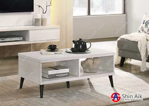 CT01-5(KD) (3'ft) White Pine Modern Contemporary Coffee Table