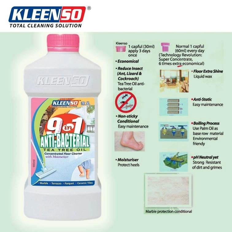 （杀菌洗地水）Kleenso 9 in 1 Anti-Bacterial Floor Cleaner ±900ml/Sabun Cuci Lantai