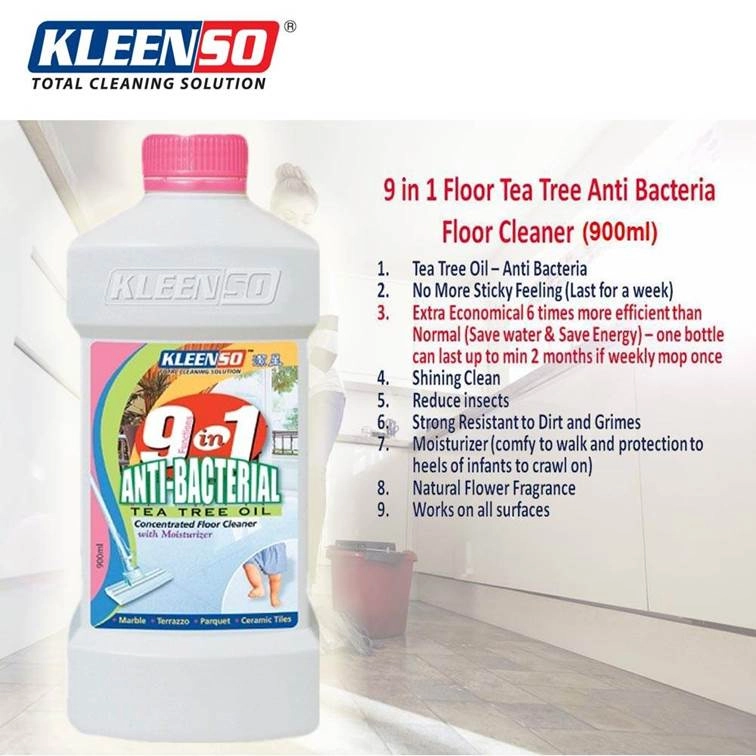 （杀菌洗地水）Kleenso 9 in 1 Anti-Bacterial Floor Cleaner ±900ml/Sabun Cuci Lantai