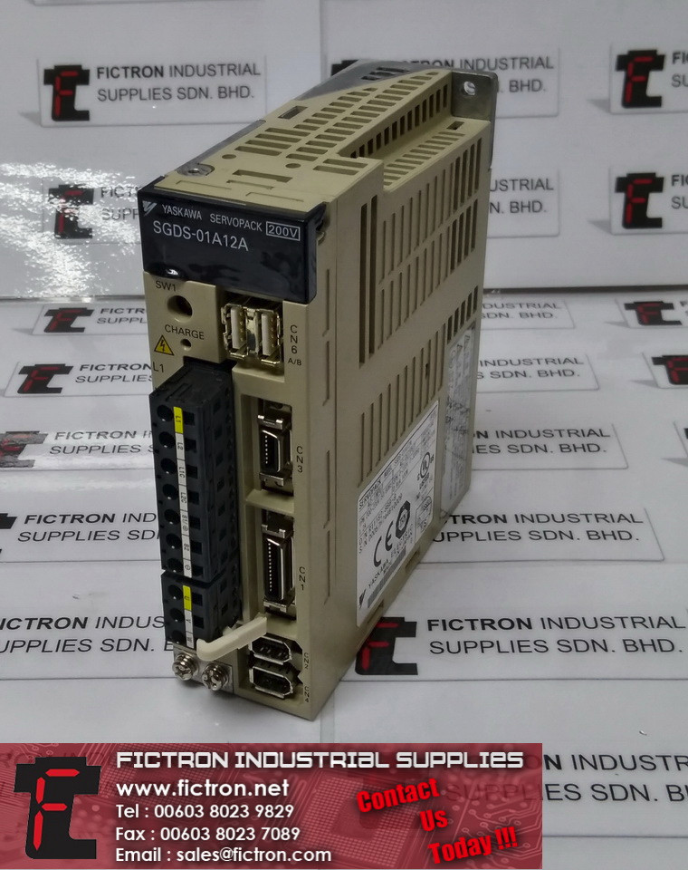 SGDS-01A12A SGDS01A12A SERVOPACK YASKAWA Input 1PH 230VAC 60Hz Output 3Ph 230V 300Hz AC Servo Drive Supply Repair Malaysia Singapore Indonesia USA Thailand