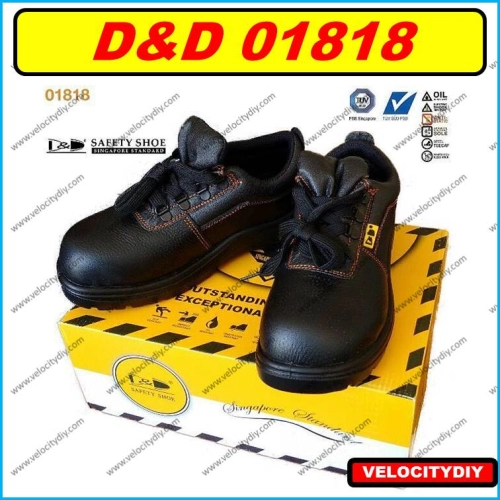 （安全鞋）D&D 01818 Safety Shoes Safety Foot Wear Kasut Keselamatan