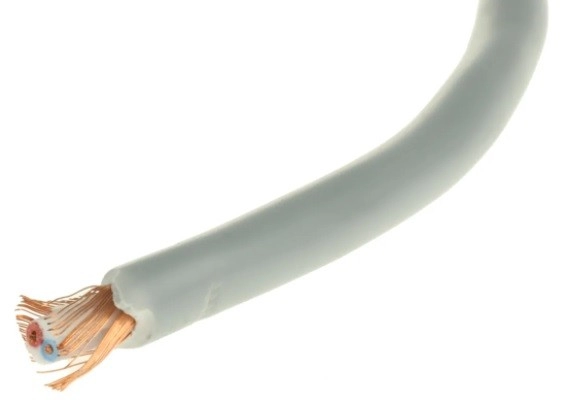  783-2801 - RS PRO 100m 2 Core Screened Grey Microphone Cable, 300 V, 5.5mm od , 0.22 mm2 CSA