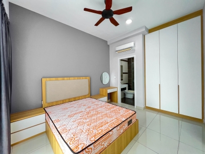 Master Bedroom Design- Bedframe, Wardrobe, Side Table, Dresser- Interior Design Ideas -Home Renovation-Residential-D'Suites Akasia Horizion Hills Iskandar Puteri Johor Bahru JB