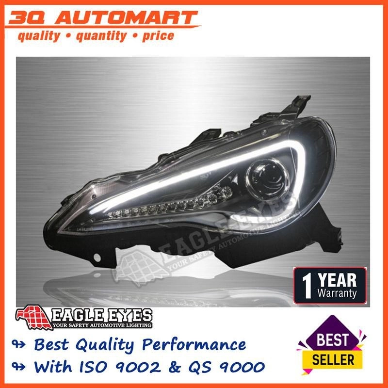 Eagle Eyes Toyota GT-86 Projector Head Lamp DRL SQ Signal For 12-18