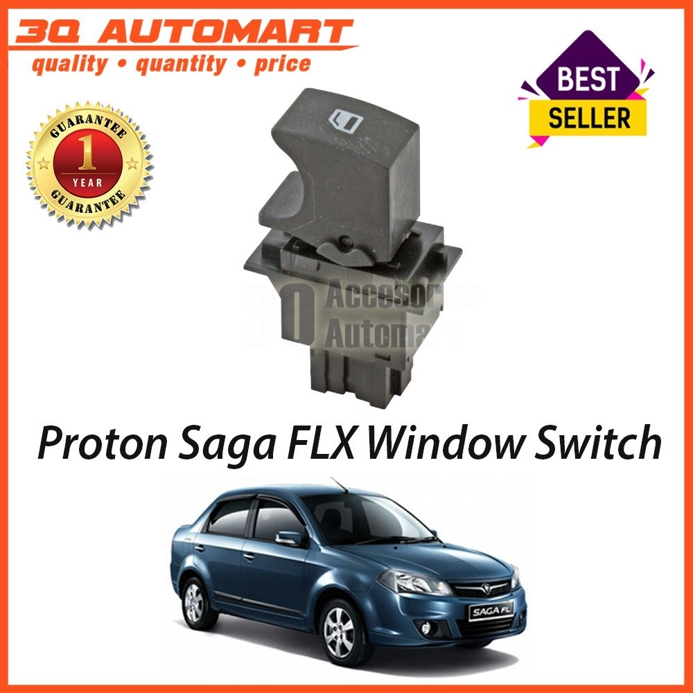 OEM Proton Saga FLX Plug & Play Passenger Side Power Window Switch