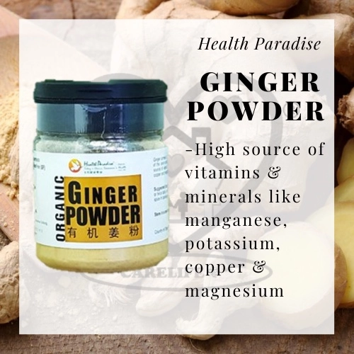 (Health Paradise) Organic Ginger Powder 有机姜粉 80g