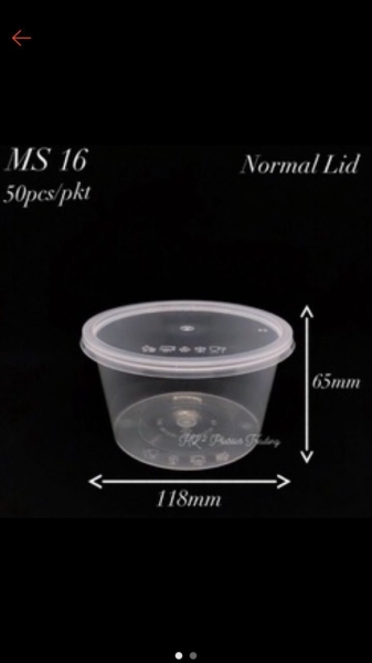 (784) MS Venture - Microwave Round Container MS 16, Disposable Plastic Food Box - Bekas Makanan Bulat  (50pcs/pkt) Food Box / Lunch Box / Bento  Johor, Malaysia, Batu Pahat Supplier, Suppliers, Supply, Supplies | BP PAPER & PLASTIC PRODUCTS SDN BHD