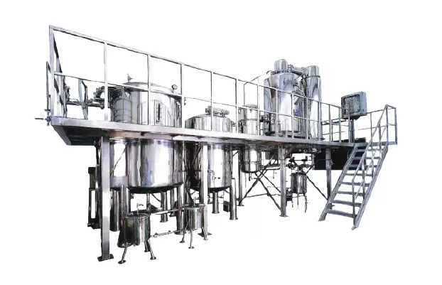 ENCLOSED TYPE VACUUM CONCENTRATION BOILING EVAPORATOR CL-VC1000