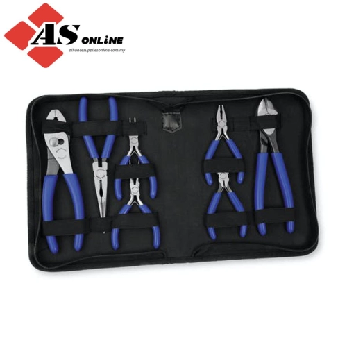 SNAP-ON 7 pc Vinyl Grip Pliers and Cutters Set (Blue-Point) / Model: BDGCPL700