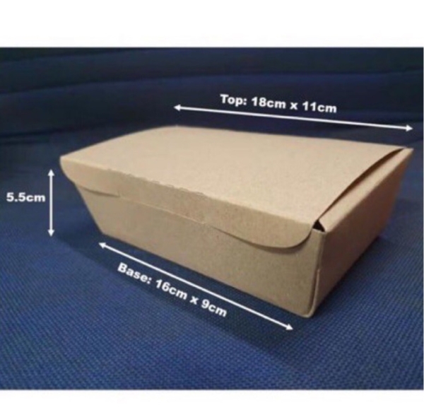 Paper lunch box 50pcs/pkt - RM12.50 Kertas Bungkus Makanan Johor, Malaysia, Batu Pahat Supplier, Suppliers, Supply, Supplies | BP PAPER & PLASTIC PRODUCTS SDN BHD