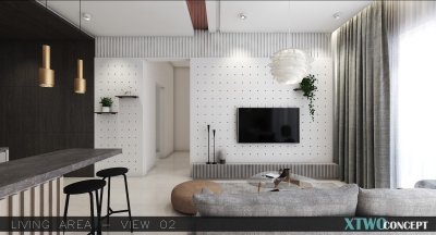 3D Interior Design Show Unit (Scandinavian) - Selangor