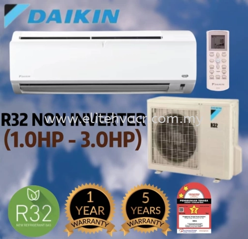 DAIKIN R32 Wall Mounted Non Inverter Smart Control