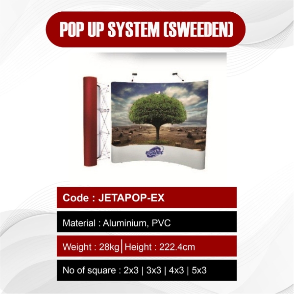 Pop Up System (Sweeden) Pop Up Series Display System Selangor, Malaysia, Kuala Lumpur (KL) Supplier | ACXUS SDN BHD