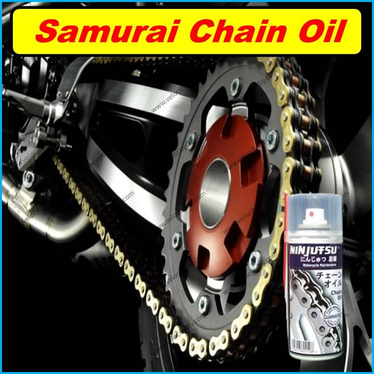 （电单车防水防沙链油）Samurai Ninjutsu Motorcycle Maintenance Chain Oil NZ002 Aerosol Spray