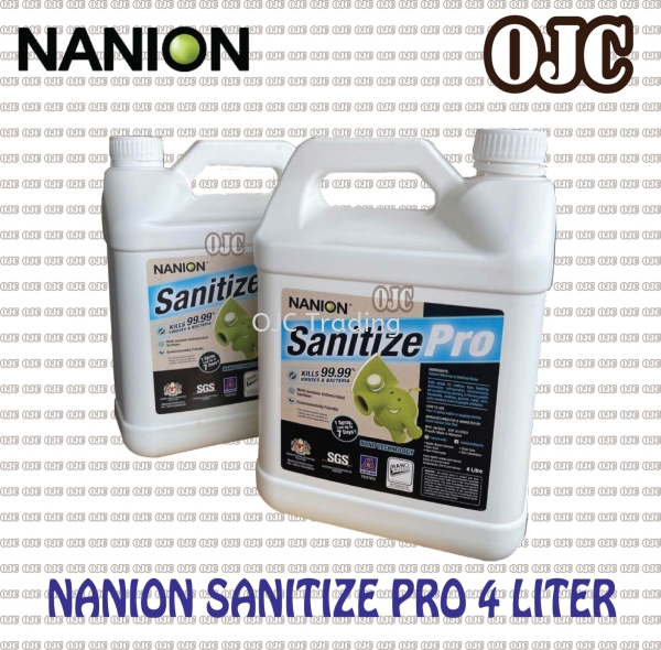 NANION SANITIZE PRO 4 LITERS NANION Personal Care Malaysia, Perlis Supplier, Wholesaler, Supply, Supplies | OJC TRADING