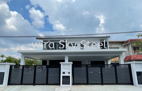 50 Simple Series Aluminium Trackless Folding Gate Selangor, Malaysia, Kuala Lumpur (KL), Semenyih Supplier, Suppliers, Supply, Supplies | Wira Sky Steel Sdn Bhd