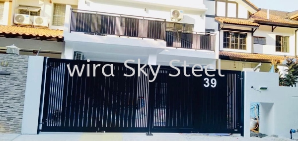 48 Simple Series Aluminium Trackless Folding Gate Selangor, Malaysia, Kuala Lumpur (KL), Semenyih Supplier, Suppliers, Supply, Supplies | Wira Sky Steel Sdn Bhd