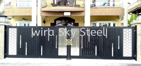 41 Premium Series Aluminium Trackless Folding Gate Selangor, Malaysia, Kuala Lumpur (KL), Semenyih Supplier, Suppliers, Supply, Supplies | Wira Sky Steel Sdn Bhd