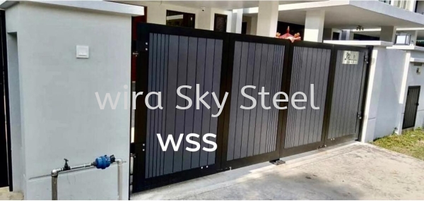 54 Simple Series Aluminium Trackless Folding Gate Selangor, Malaysia, Kuala Lumpur (KL), Semenyih Supplier, Suppliers, Supply, Supplies | Wira Sky Steel Sdn Bhd