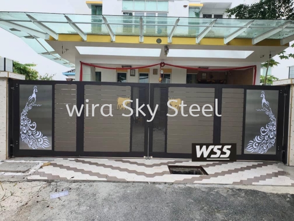 47 Premium Series Aluminium Trackless Folding Gate Selangor, Malaysia, Kuala Lumpur (KL), Semenyih Supplier, Suppliers, Supply, Supplies | Wira Sky Steel Sdn Bhd