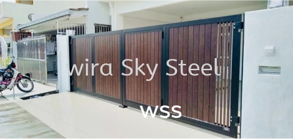 55 Simple Series Aluminium Trackless Folding Gate Selangor, Malaysia, Kuala Lumpur (KL), Semenyih Supplier, Suppliers, Supply, Supplies | Wira Sky Steel Sdn Bhd