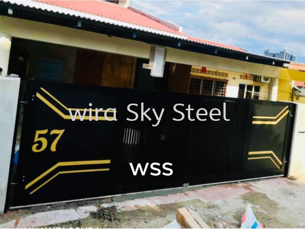 Aluminium Trackless Folding Gate Aluminium Gate Premium Series Selangor, Malaysia, Kuala Lumpur (KL), Semenyih Supplier, Suppliers, Supply, Supplies | Wira Sky Steel Sdn Bhd