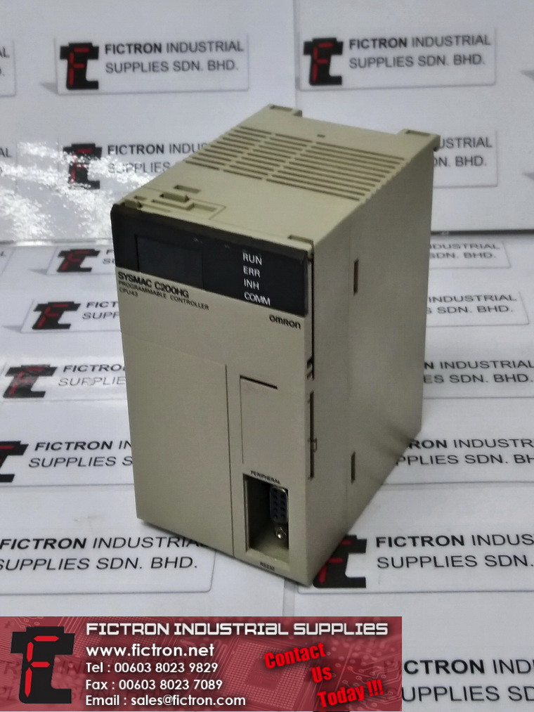 C200HG-CPU43 C200HGCPU43 OMRON Programmable Logic Controller PLC Supply Repair Malaysia Singapore Indonesia USA Thailand