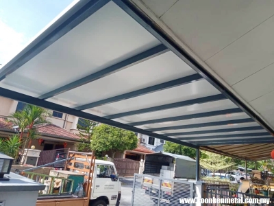 Contoh Bumbung Awning ACP Di Kepong Selangor