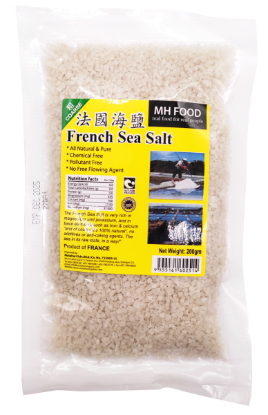 French Celtic Sea Salt Coarse - Iodised 200g SALT Malaysia, Selangor, Kuala Lumpur (KL), Klang, Petaling Jaya (PJ) Manufacturer, Wholesaler, Supplier, Importer | Matahari Sdn Bhd