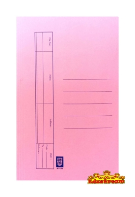 (Pink) LionFile Flat File Spring File 350 A4 Size ( 5 in 1 / Pack)(