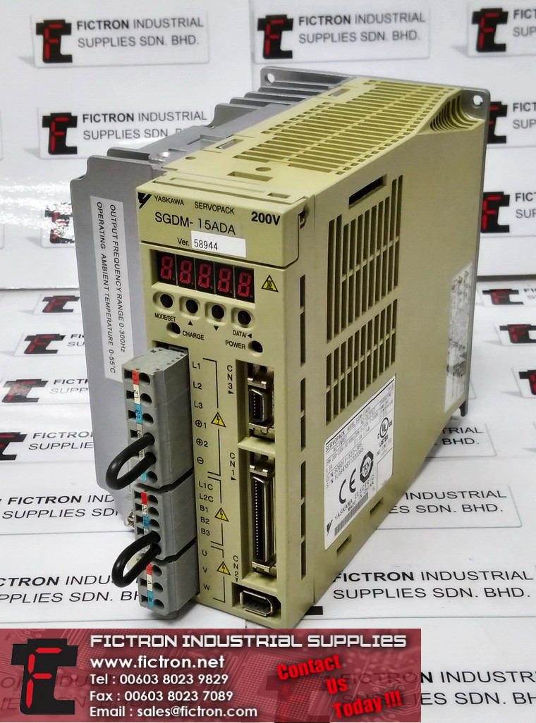 SGDM-15ADA SGDM15ADA SIGMA SERIES YASKAWA AC Servopack Supply Repair Malaysia Singapore Indonesia USA Thailand