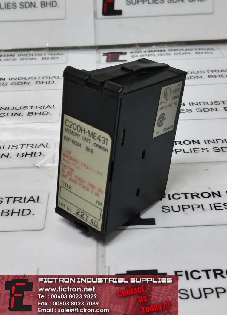 C200H-ME431 C200HME431 OMRON Memory Module Supply Malaysia Indonesia Singapore USA Thailand