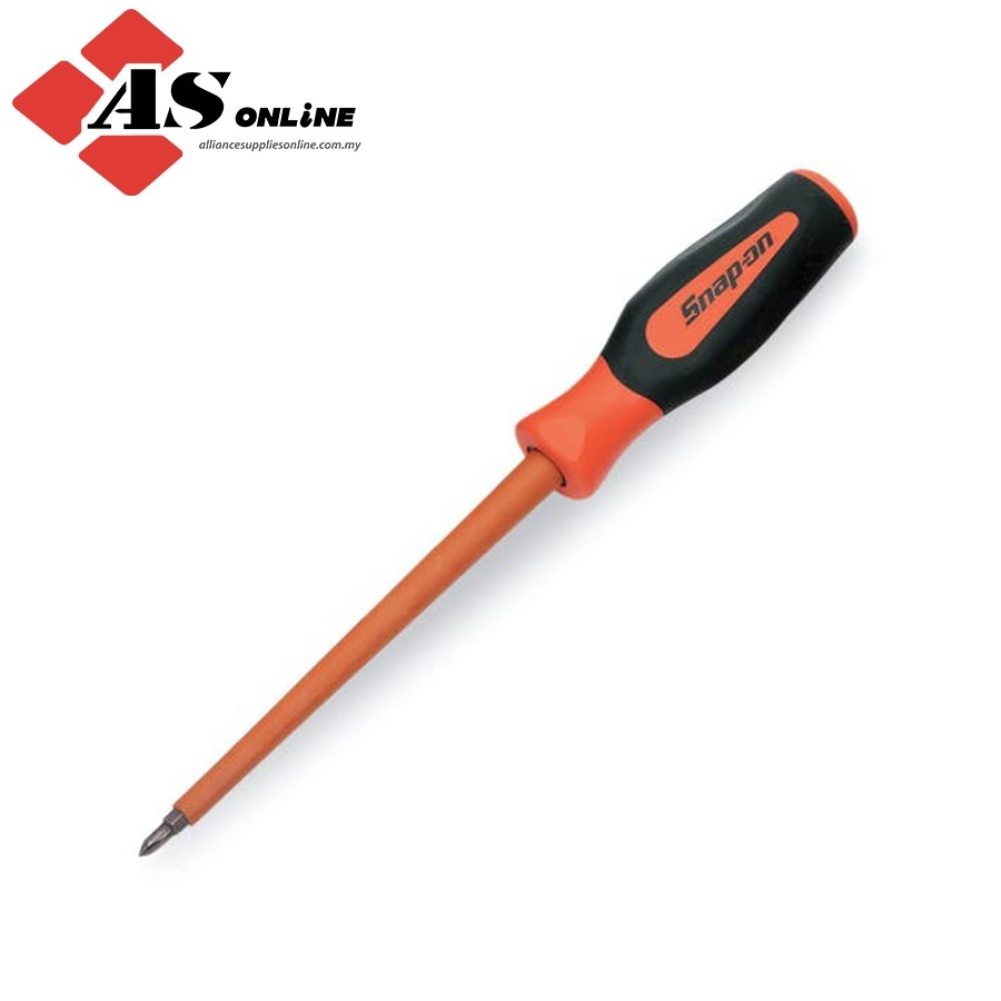 SNAP-ON 9/32" Non-Conductive Composite Flat Tip Soft Grip Screwdriver / Model: CNSGDF69