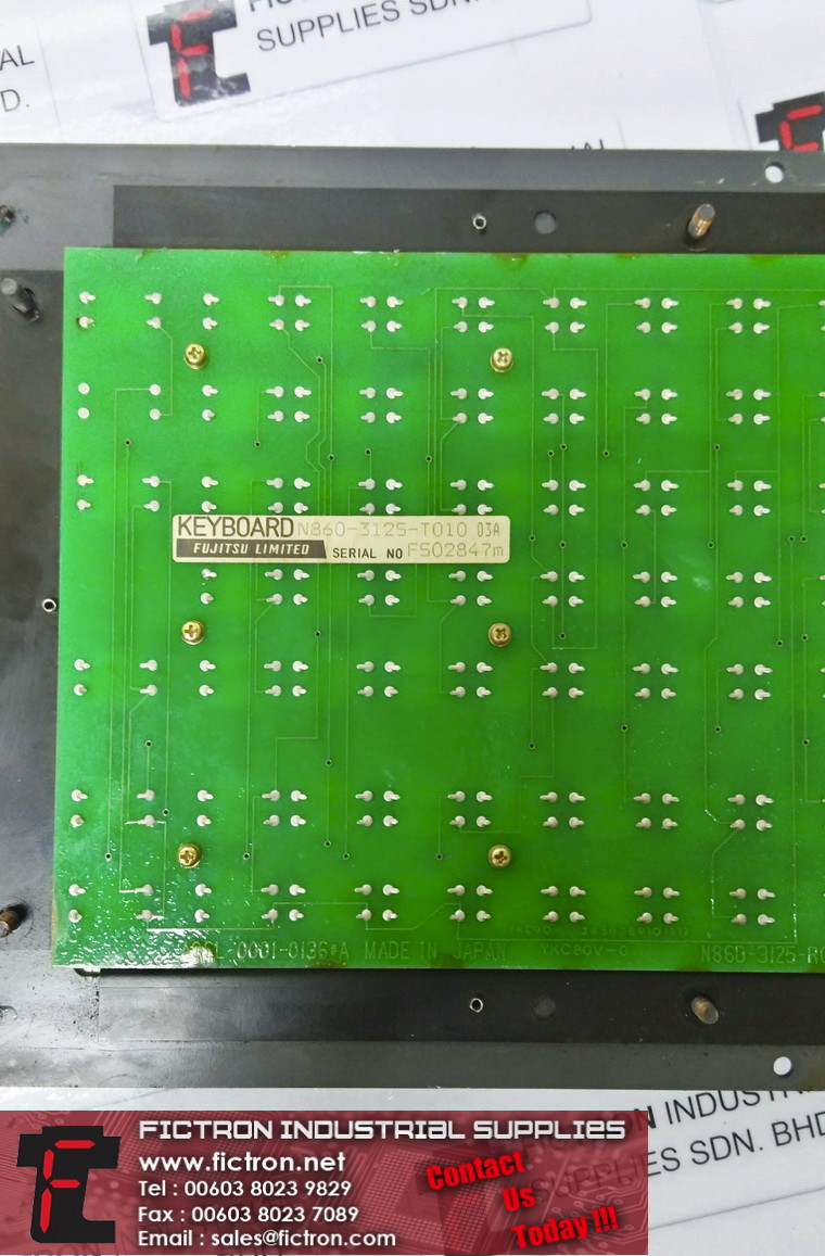 N860-3125-T010 N8603125T010 FUJITSU Keyboard Circuit Supply Repair Malaysia Singapore Indonesia USA Thailand