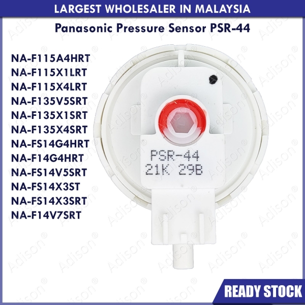 Code: 31744 Panasonic Pressure Sensor PSR-44 For NA-F115A4HRT / NA-F135V5SRT / NA-FS14G4HRT Pressure Switch / Pressure Sensor Washing Machine Parts Melaka, Malaysia Supplier, Wholesaler, Supply, Supplies | Adison Component Sdn Bhd