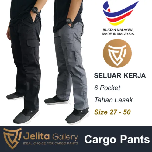 Ready Made Cargo Pant 6 Pocket High Quality Fabric Polyester Cotton