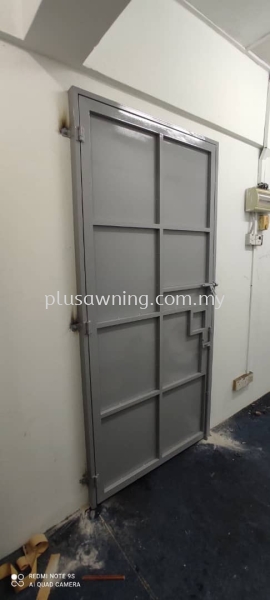 IRON DOOR GRILL PLATE @JALAN 3/1, BANDAR BARU SUNGAI BULOH, SELANGOR Grill Door Selangor, Malaysia, Kuala Lumpur (KL), Cheras Contractor, Service | Plus Awning & Iron Sdn Bhd