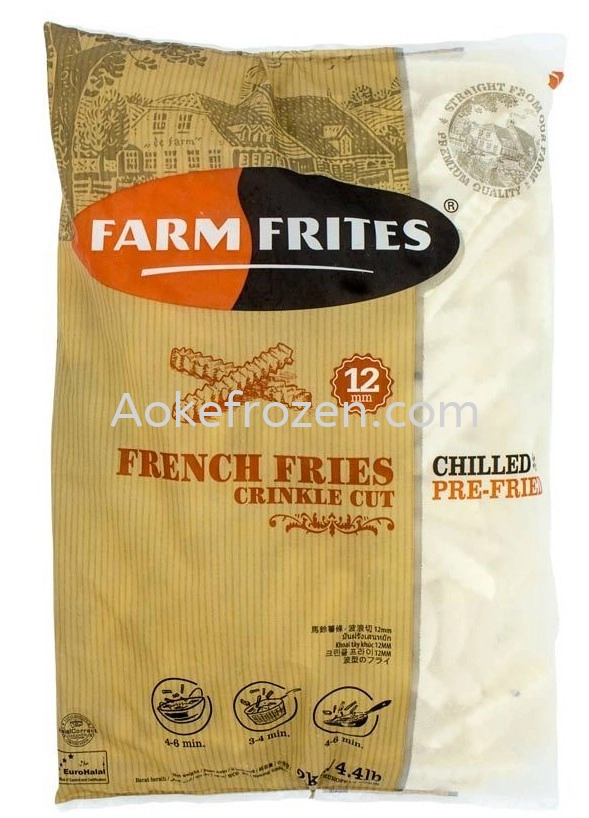 FARM FRITES FRENCH FRIES CRINKLE CUT 2KG