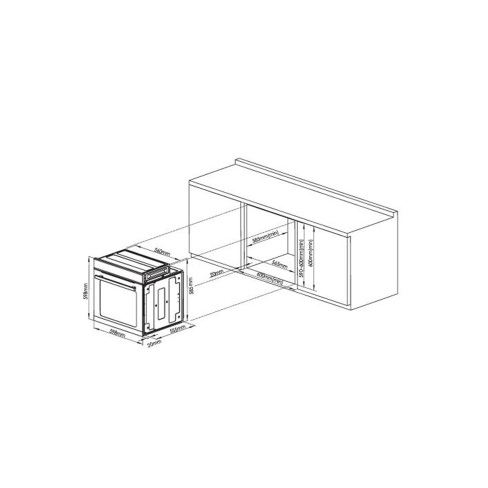 Hafele Built In 11-Function Oven - 533.62.030