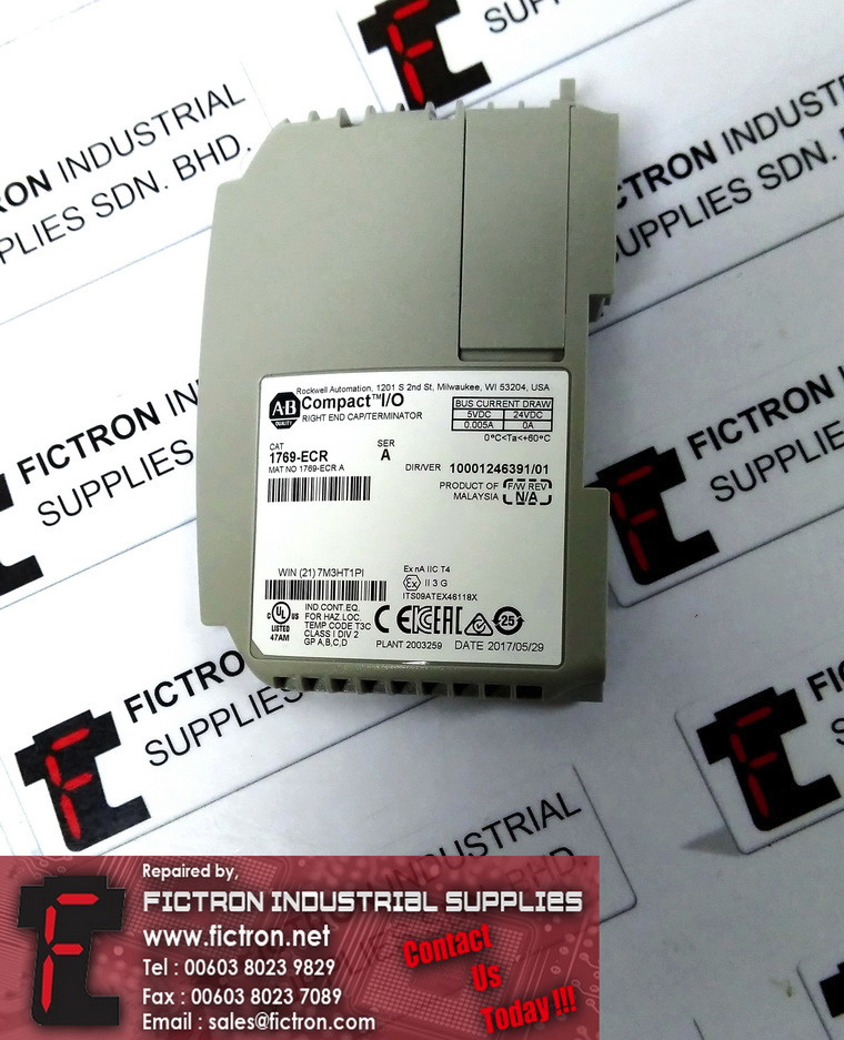 1769-ECR 1769ECR ALLEN BRADLEY Compact PLC Supply Repair Malaysia Singapore Indonesia USA Thailand