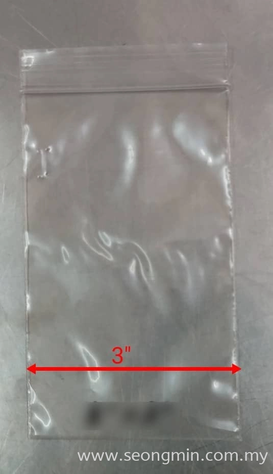 3''x5'' LDPE Zip Lock Bag