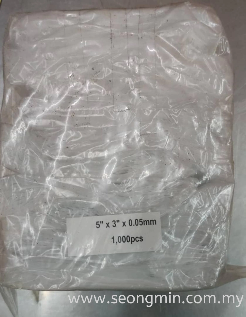 3''x5'' LDPE Zip Lock Bag (1000pcs/pkt)