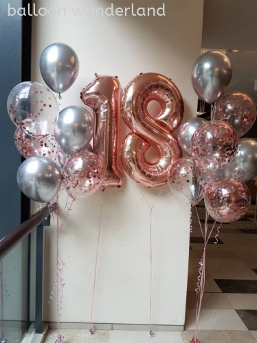 Two Numbers Supersized Balloon Foil Set